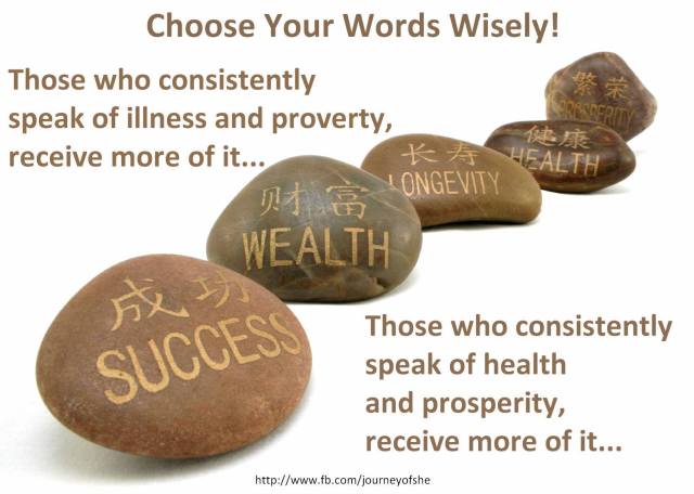 Choose Your Words Wisely!